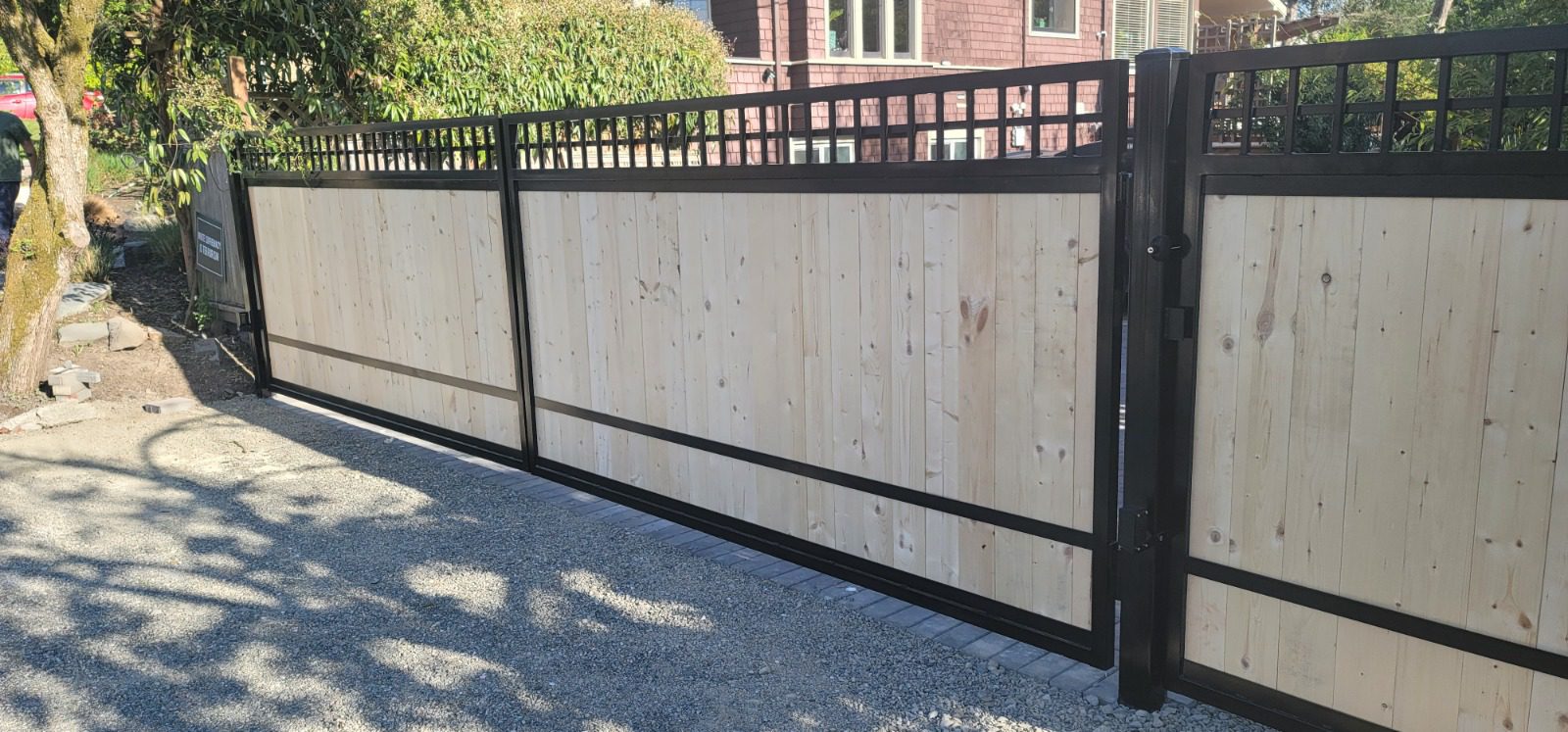 Installation process of driveway gates